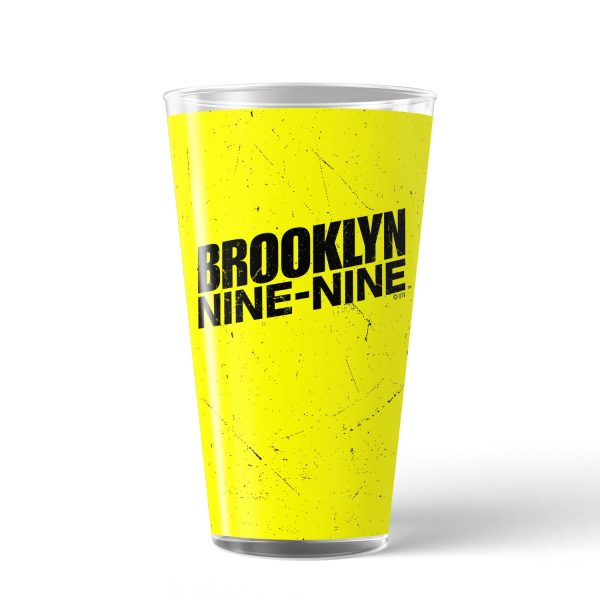 Brooklyn Nine-Nine Logo 17 oz Pint Glass Cheap - Image 2