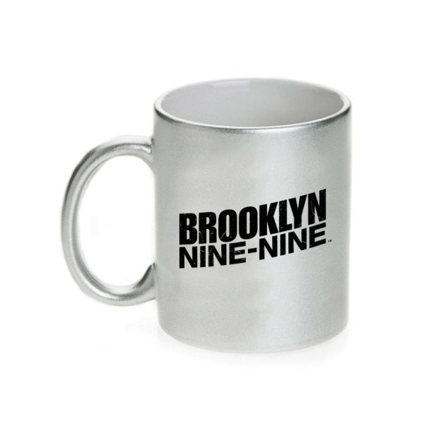 Brooklyn Nine-Nine Logo 11 oz Gold Metallic Mug For Discount - Image 3