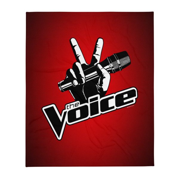 The Voice Logo Fleece Blanket on Sale
