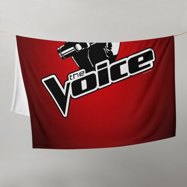 The Voice Logo Fleece Blanket on Sale - Image 2
