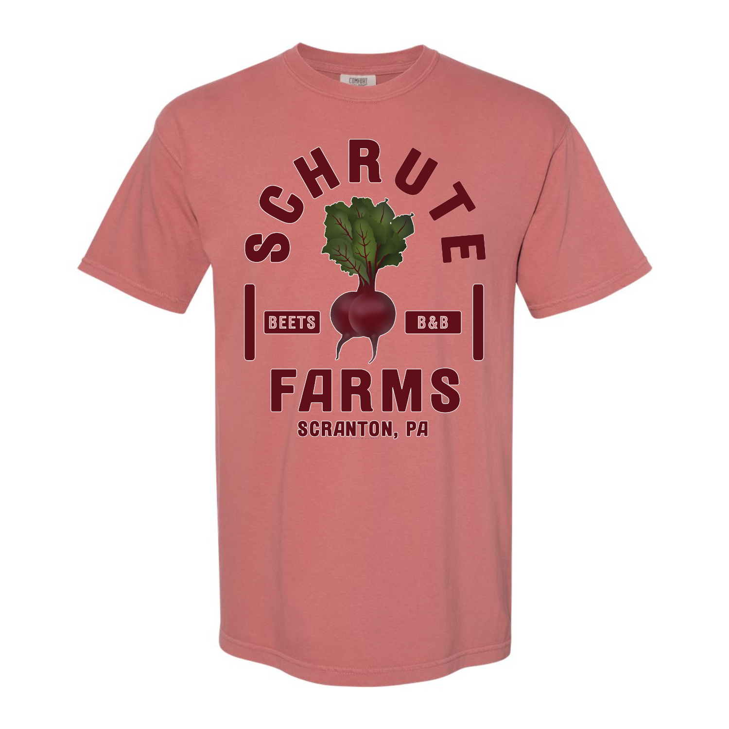 The Office Schrute Farms Garment-Dyed T-Shirt Online Hot Sale