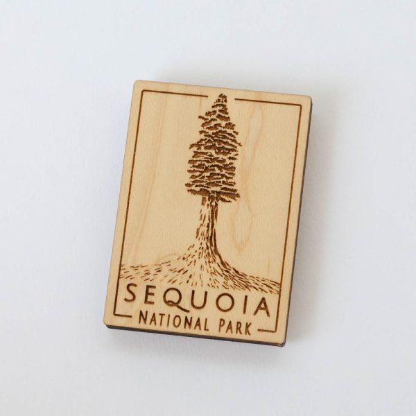 Sequoia National Park Wood Magnet Online Sale