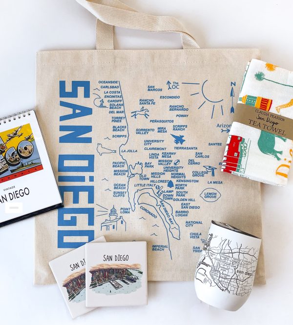 San Diego Map Tote Online Hot Sale - Image 2