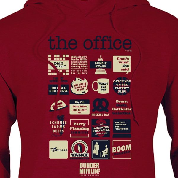 The Office Quote Mash-Up Hoodie For Cheap - Image 2
