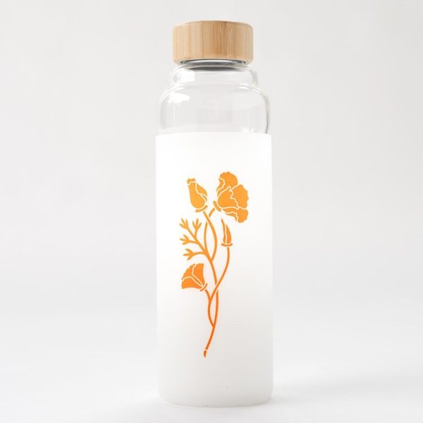 California Poppy Water Bottle Cheap