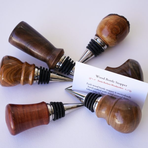 Santa Barbara Wood Wine Bottle Stopper Online Hot Sale