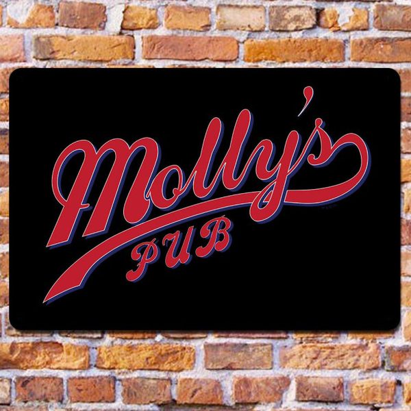 Chicago Fire Molly s Pub Metal Sign - 18 x 12 Fashion - Image 2