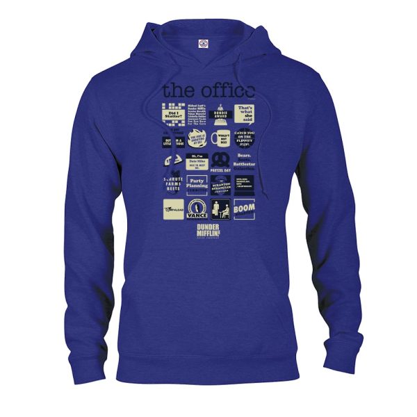The Office Quote Mash-Up Hoodie For Cheap - Image 3