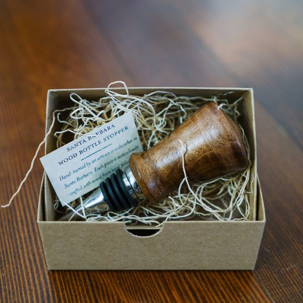 Santa Barbara Wood Wine Bottle Stopper Online Hot Sale - Image 3