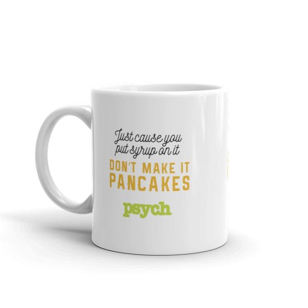 Psych Pancakes White Mug Online now