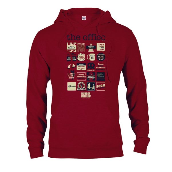 The Office Quote Mash-Up Hoodie For Cheap
