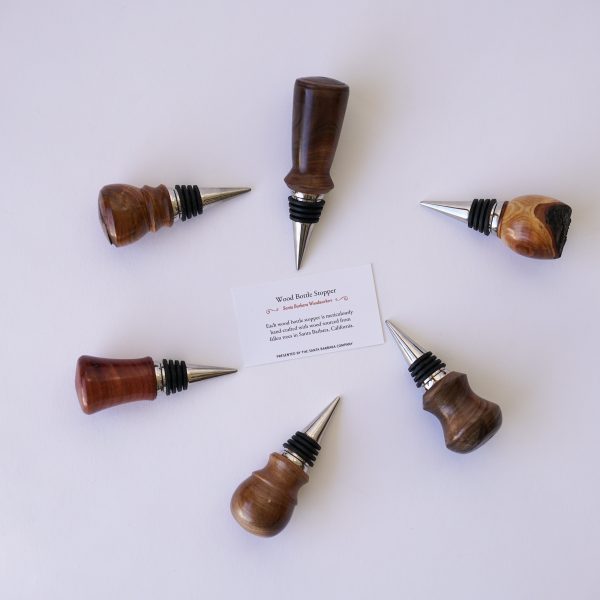Santa Barbara Wood Wine Bottle Stopper Online Hot Sale - Image 2