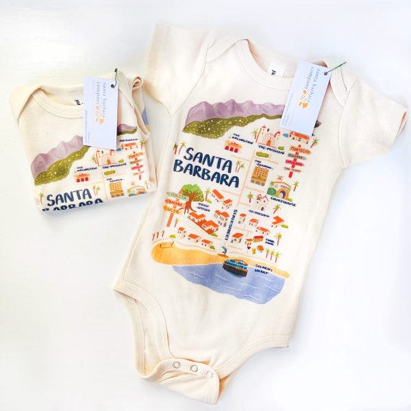 WS | Carly s Santa Barbara Map Onesie Hot on Sale - Image 2