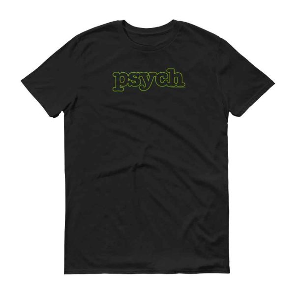 Psych Outline Logo Adult Short Sleeve T-Shirt Online