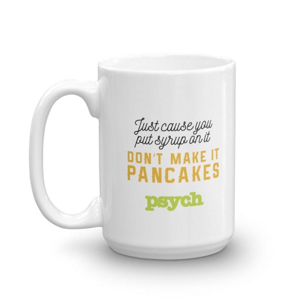 Psych Pancakes White Mug Online now - Image 2