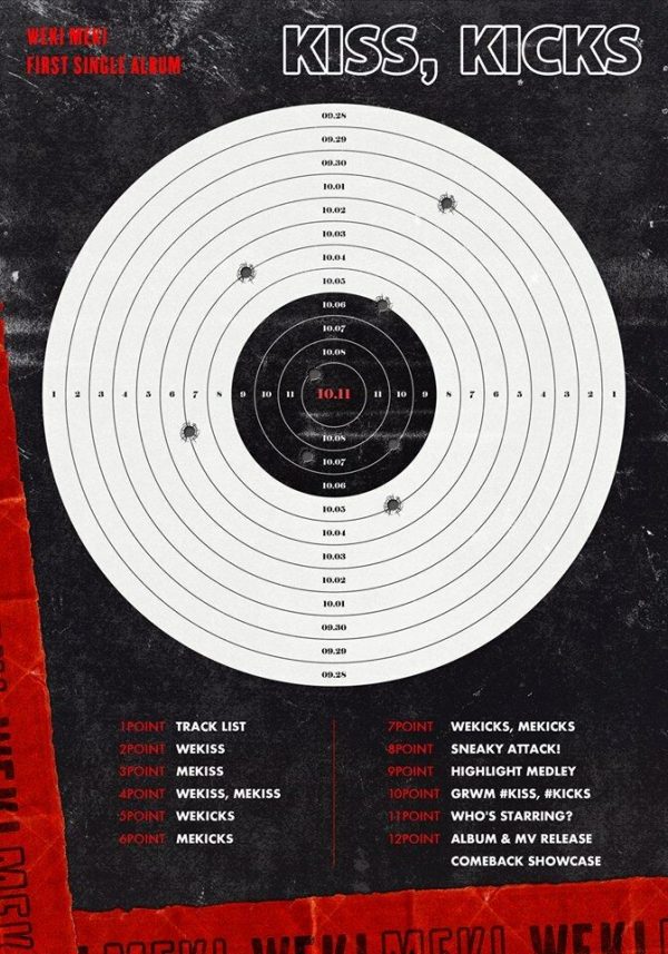 Weki Meki - [Kiss,Kicks] 1st Single Album KICKS Version Discount - Image 2
